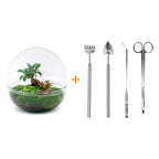 Detailfoto van DIY terrarium bolglas Dome XL Bonsai, compleet gereedschap