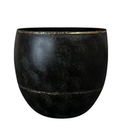Pot Belia vintage black, zwart, maat M, H25 x B28 cm