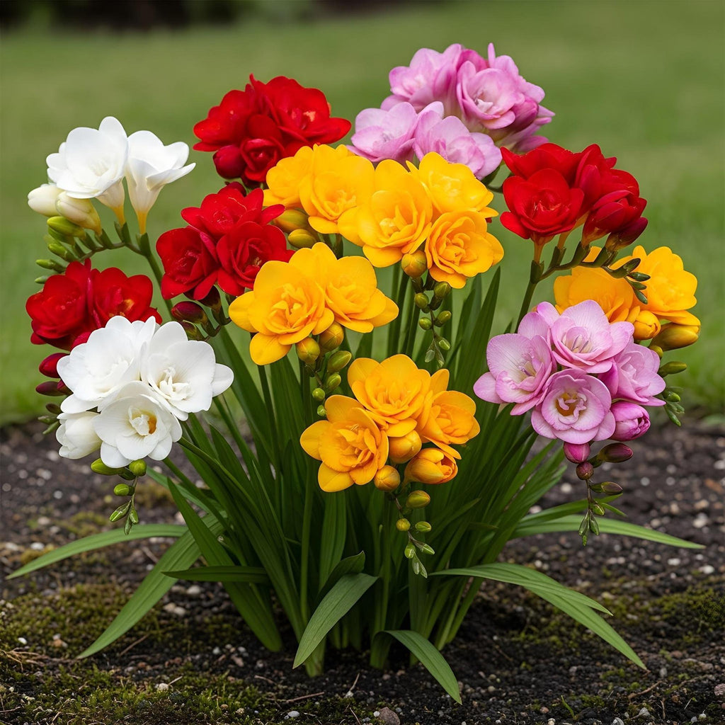 Freesia Double Mix, kenmerkend blad