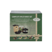 Vogelpakket compleet, nestkast, vogelbadje en voedersysteem