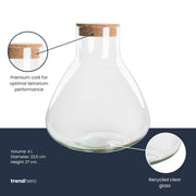 Terrarium fles met kurk - Sammie