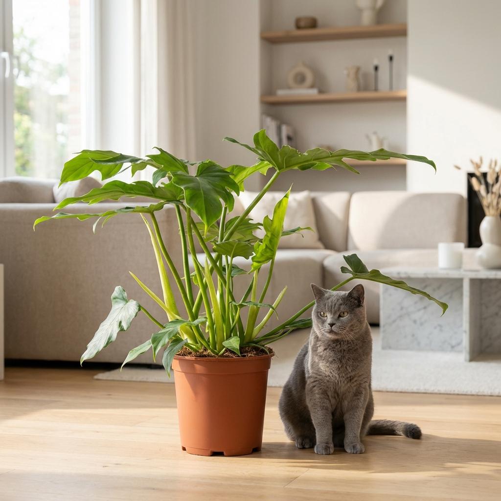 Philodendron Lacerum, kenmerkend blad