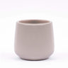 Pot Joey, keramiek in mat grijs, Ø7/8 cm, H7,5 cm