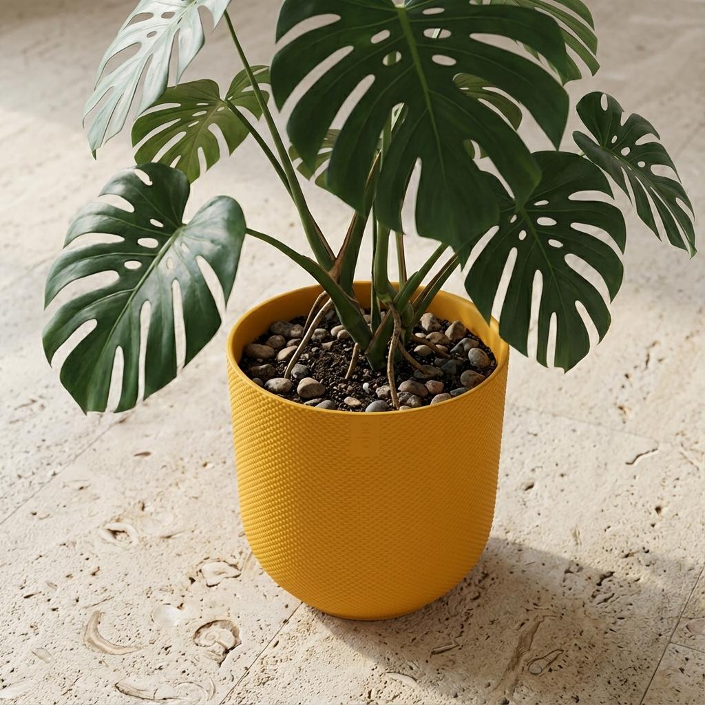 Detailfoto van Pot Elho Jazz Round Amber Yellow - D23