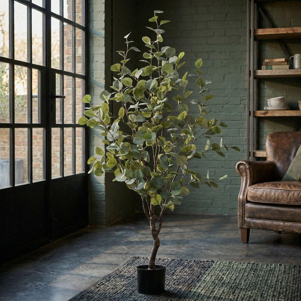 Eucalyptus kunstboom, kenmerkend blad