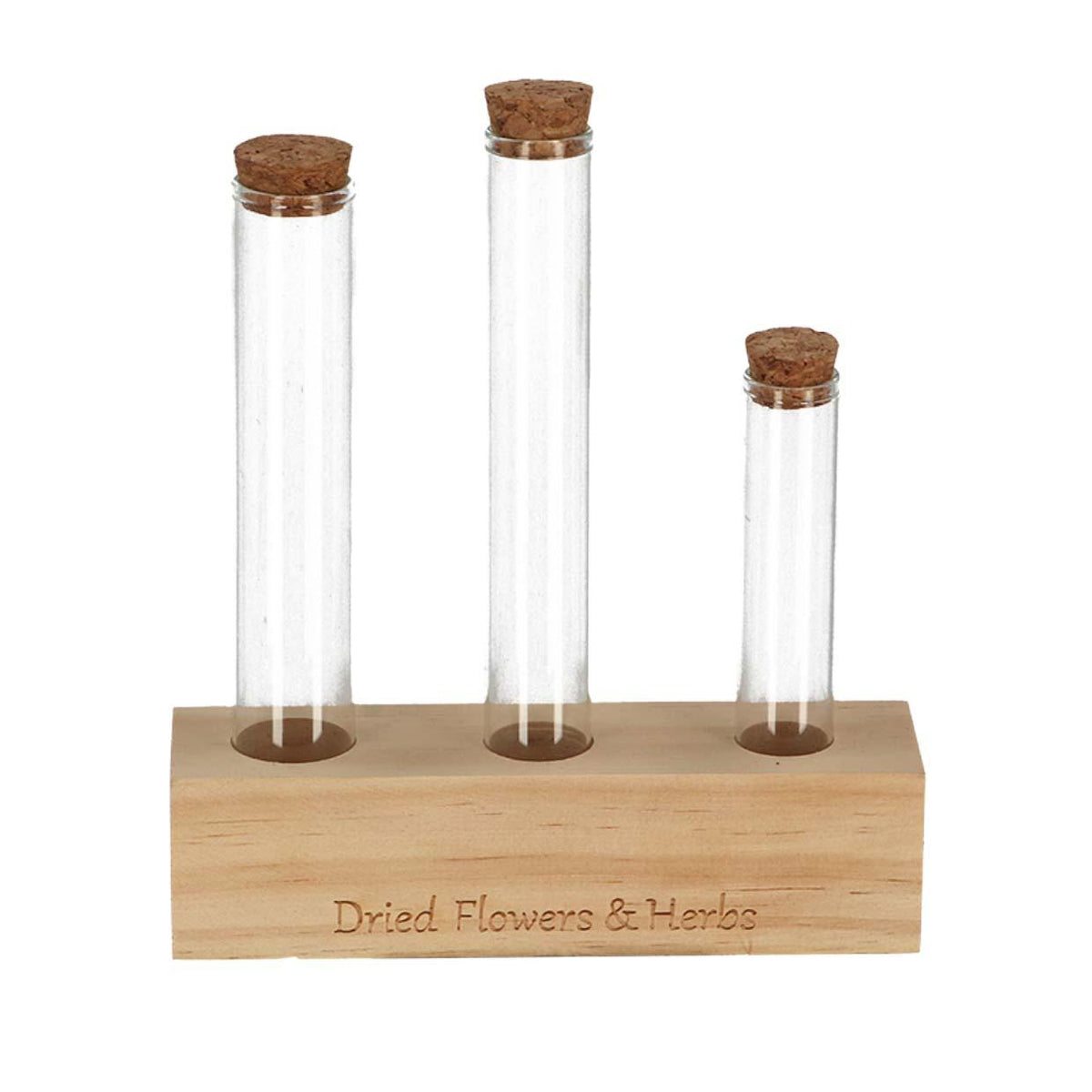 Productfoto van Houten droogbloemenstandaard buis M