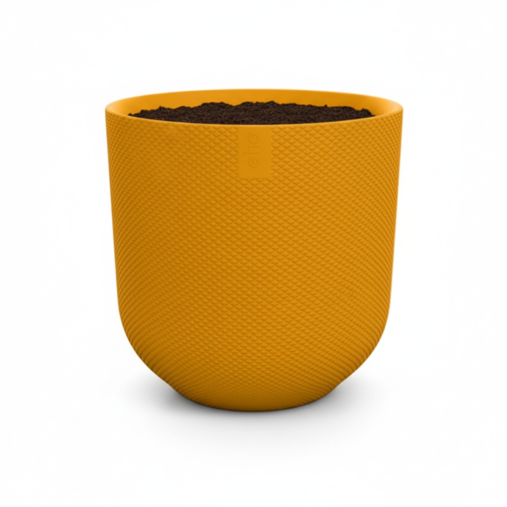 Detailfoto van Pot Elho Jazz Round Amber Yellow - D23