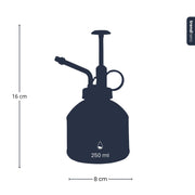 Plantenspuit van groen glas, 0,25 liter