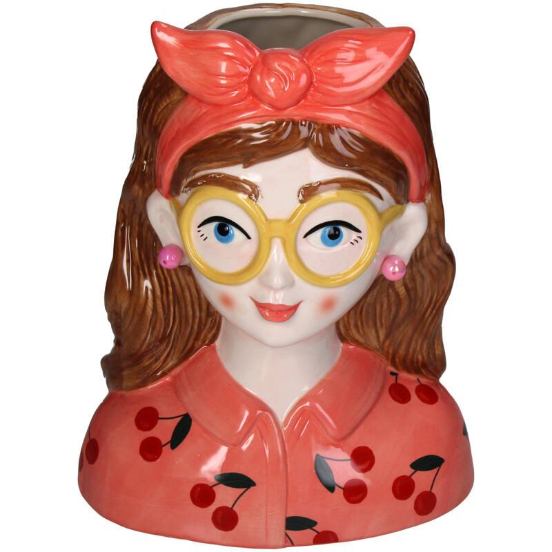 Vaas Fashion Lady ‘Jessie’, groene bladeren