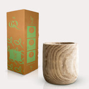 Pot - Hout lichtbruin - Pia pot - XL