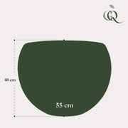 Plantenbak Raindrop Globe antraciet, maat XXL, H40 x B55 cm