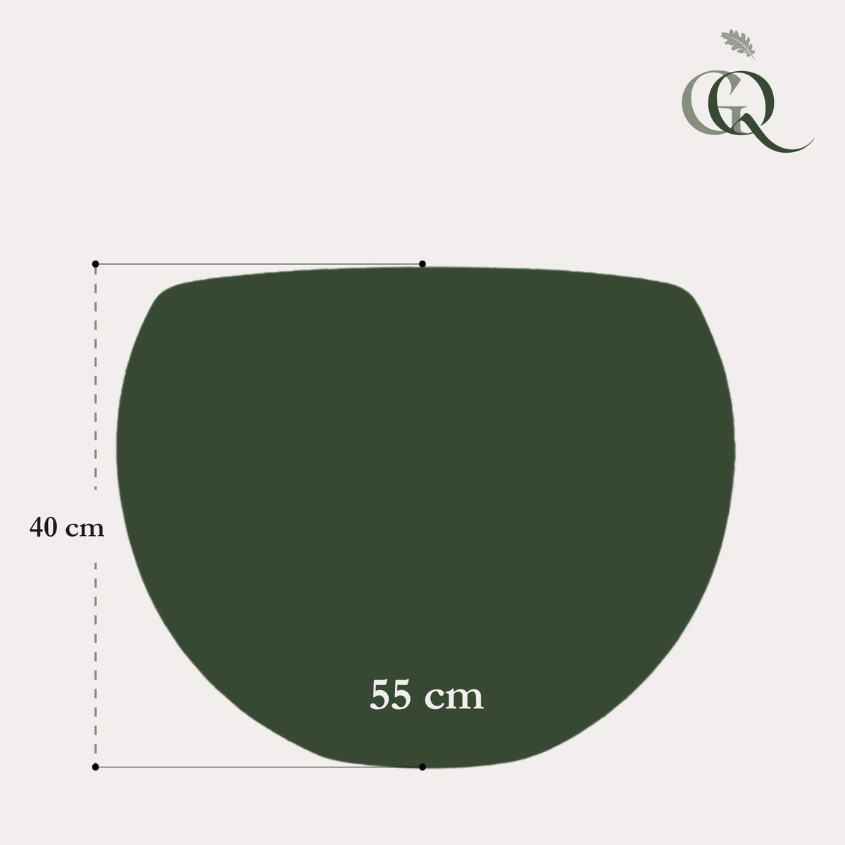 Plantenbak Raindrop Globe antraciet, maat XXL, H40 x B55 cm, kenmerkend blad