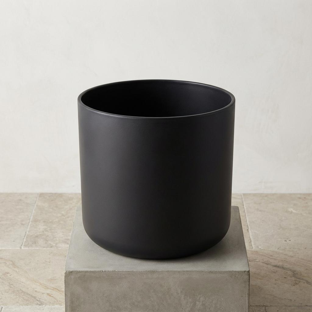 Elho b.for soft bloempot, antraciet, mat fluweelzacht, 35 cm, groeiwijze van de plant