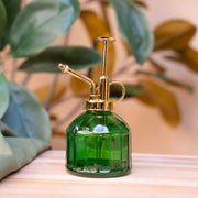 Plantenspuit van groen glas, 0,25 liter