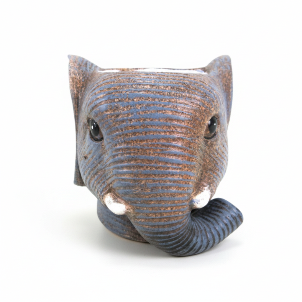 Planter Olifant D11/12x10cm - Grijs - D11/12x10cm, groeiwijze van de plant