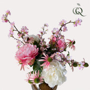 Kunstbloemen - Boeket L - Pink Summer