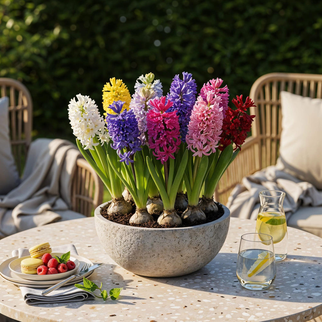 Hyacinth mix, kenmerkend blad