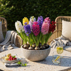 Hyacinth mix, kenmerkend blad