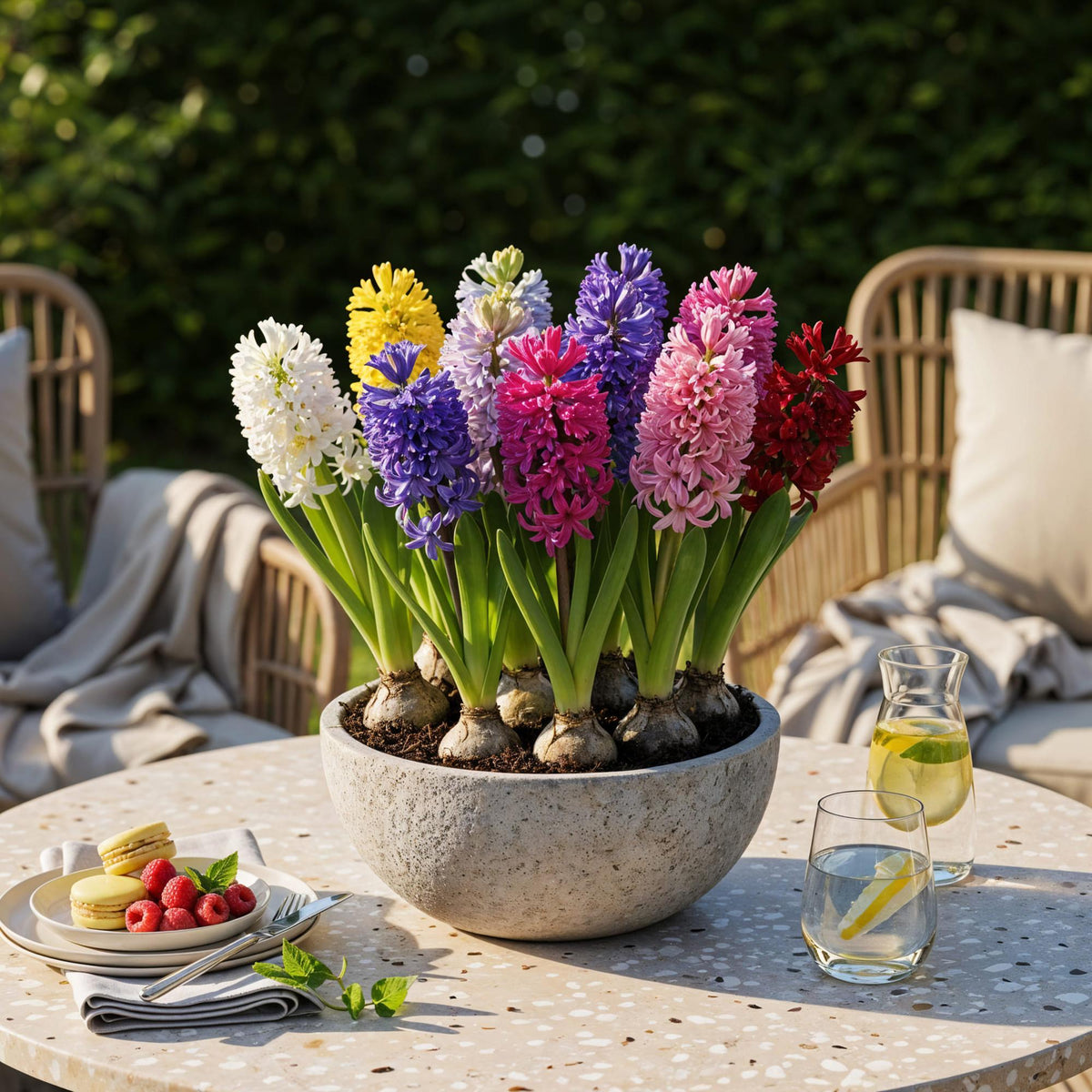Hyacinth mix, kenmerkend blad