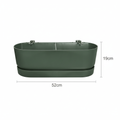 Productfoto van Elho Pot Greenville Easy Balcony D25cm - Leaf Green