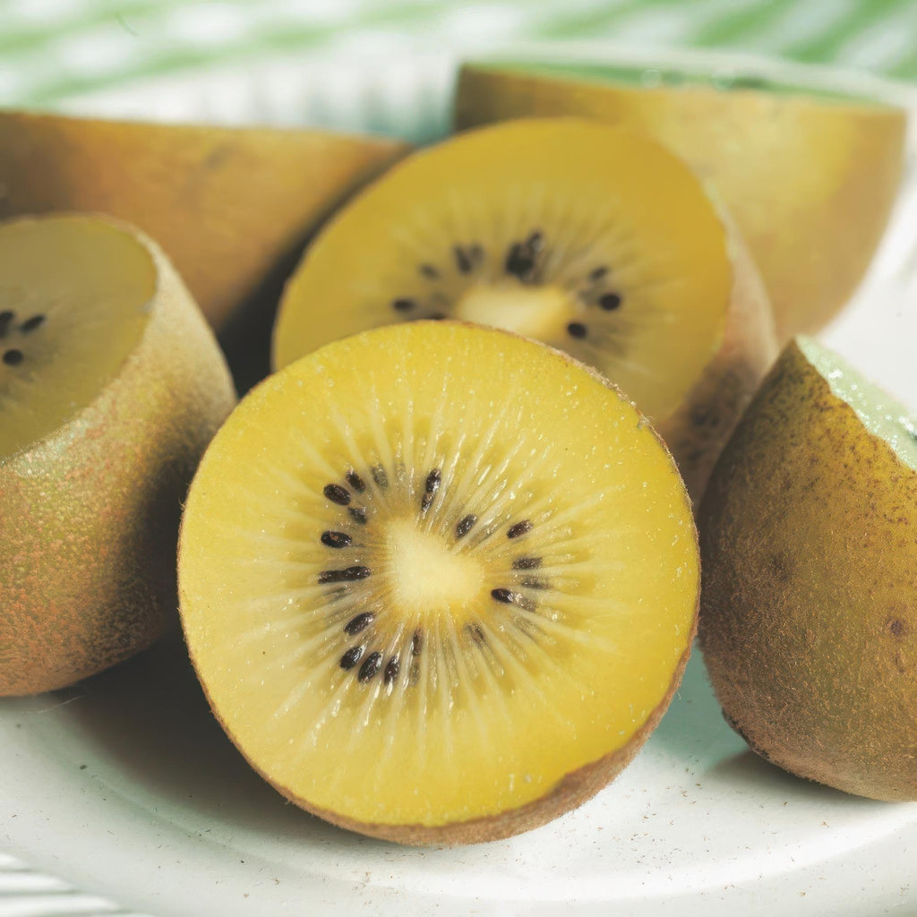 Kiwiplant Weiki & Golden Kiwi, kenmerkend blad