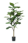 Kunstplant Ficus lyrata, tabaksplant, 120 cm