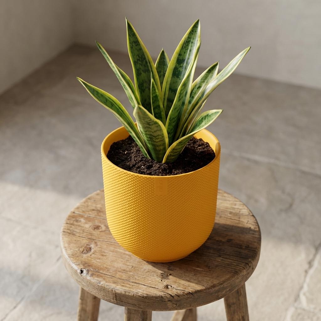 Detailfoto van Pot Elho Jazz Round Amber Yellow - D19