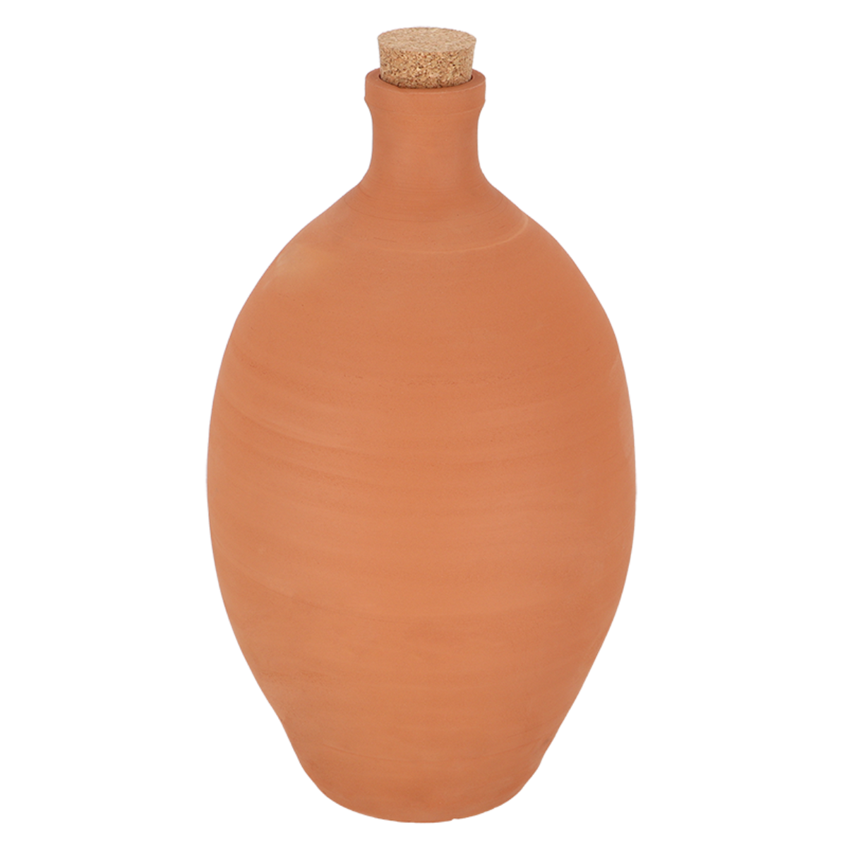 Olla XL, terracotta irrigatiepot, 21 x 21 x 38,5 cm, plant in pot