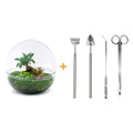 Detailfoto van DIY terrarium bolglas Dome XL Bonsai, compleet gereedschap