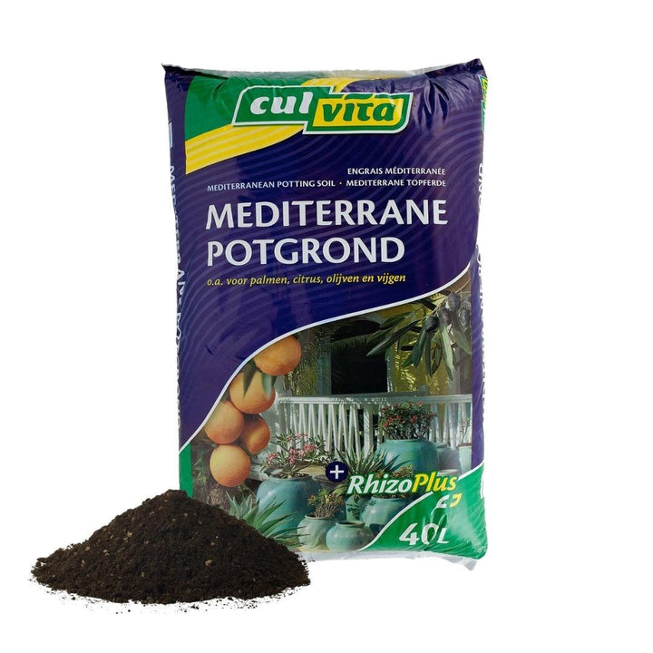 Culvita mediterrane potgrond met RhizoPlus, 40 liter