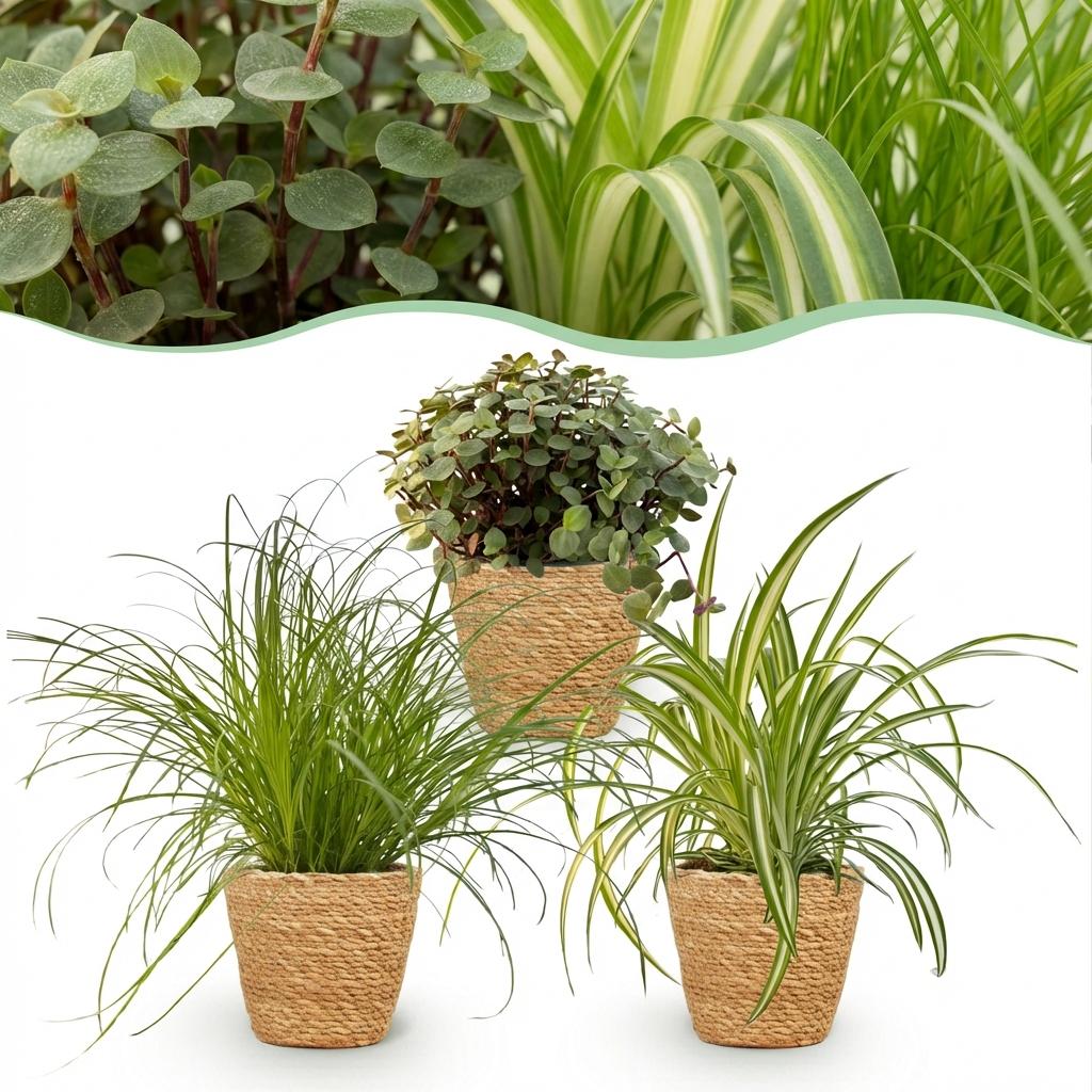 Cyperus, detail van het blad