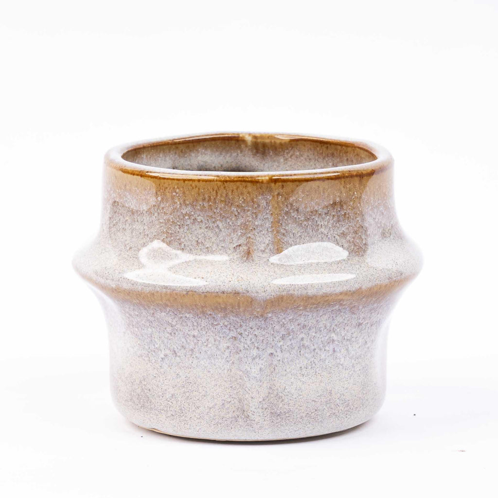 Potjes Barcelona, set van 6 keramisch, Ø8 cm, H6,4 cm, groeiwijze van de plant