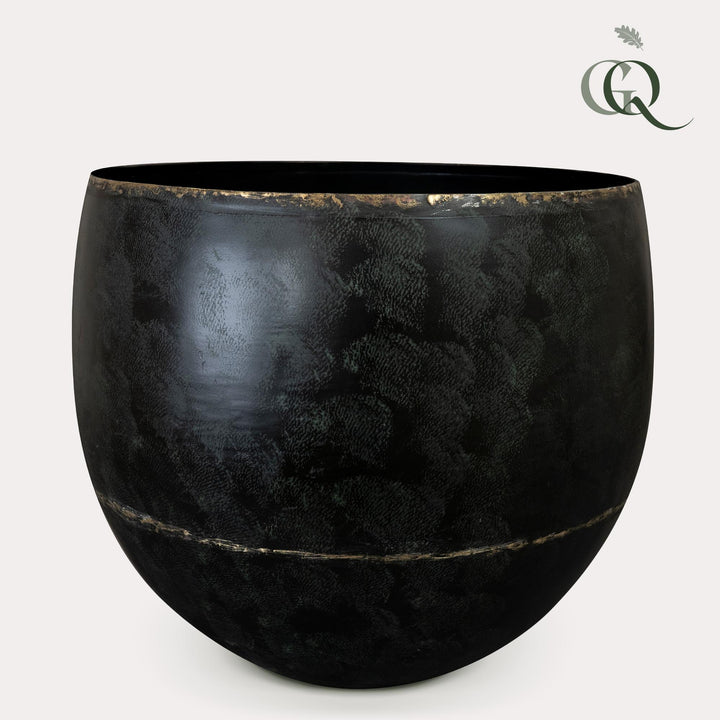 Pot Belia vintage black, zwart, maat XL, H33 x B38 cm