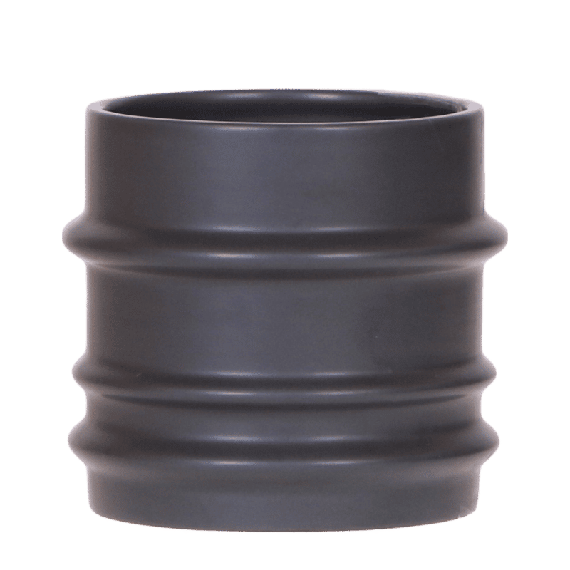 Kolibri Home Mellow sierpot - zwart - Ø9 cm, plant in pot