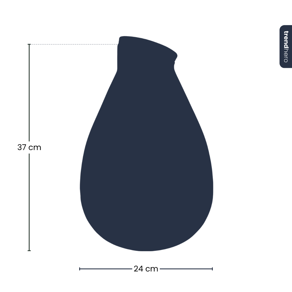 Terrarium fles met kurk - Drop XL, kenmerkend blad