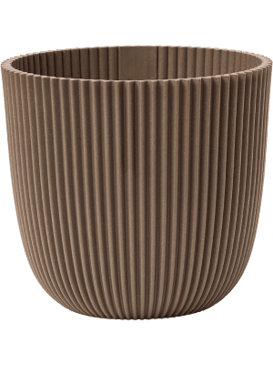 Capi Pot Nature Groove Made With Warm Taupe