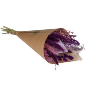 Droogbloemen | Field bouquet exclusive large | Paars | Hoogte ↕60cm