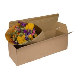 Droogbloemen | Boeket in geschenkdoos | Multikleur | Hoogte ↕60cm
